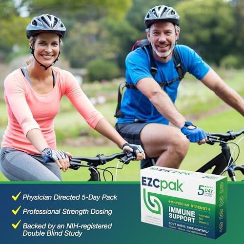 EZC Pak 5-Day Tapered Immune Support Booster - Vitamin Immune Support Supplement, Echinacea, Zinc Vitamin C, Vitamins for Immune System Support, Immune Boosters for Adults - Immune Support Vitamins - görsel 1