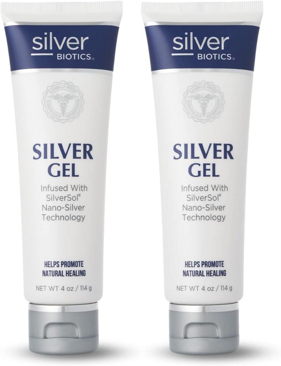 American Biotech Labs Silver Biotics Patented Multivalent SilverSol 20 PPM Soothing Skin Gel | Versatile 1.5 oz for Skin Comfort and Wellness - görsel 3