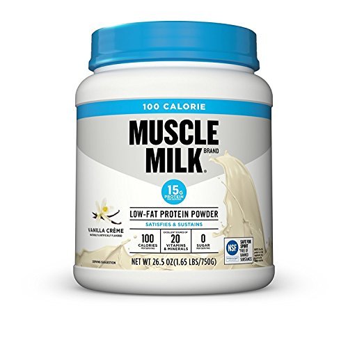 Muscle Milk ZERO, 100 Calorie Protein Powder, Vanilla, 15g Protein, 1.65 Pound, 25 Servings - görsel 4