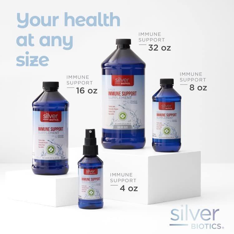 Silver Biotics Patented Multivalent SilverSol Technology | Ag₄O₄ 10 PPM Immune Support | Bio-Hacking Immune Building Natural Support | 8 Fl Oz - görsel 13