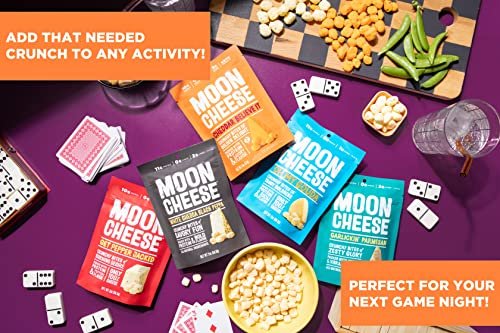 Moon Cheese Bites, Get Pepper Jacked, 2-Ounce 3-Pack, 100% Real Cheese Snack, Protein, Keto, After-School or Lunch Snack - görsel 1
