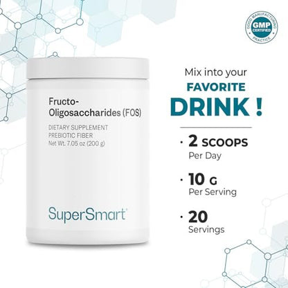 Supersmart Fructo Oligosaccharides Powder – Neutral Taste: The mild sweetness of FOS blends easily without – Image 5