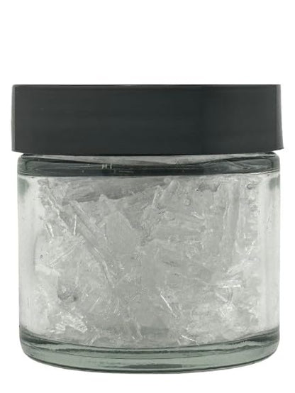 15 ML (0.5 FL OZ) Premium Menthol Crystals 100% Pure Organic and Natural in Glass Jar