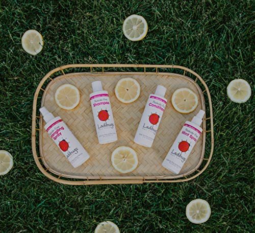LADIBUGS Detangler Spray 8oz | Best Kids Hair Detangling | Leave-in Conditioner & Head Lice Deterrent | Natural, Sulfate-free, Made in the USA - görsel 12