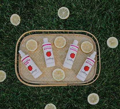 LADIBUGS Detangler Spray 8oz | Best Kids Hair Detangling | Leave-in Conditioner & Head Lice Deterrent | Natural, Sulfate-free, Made in the USA