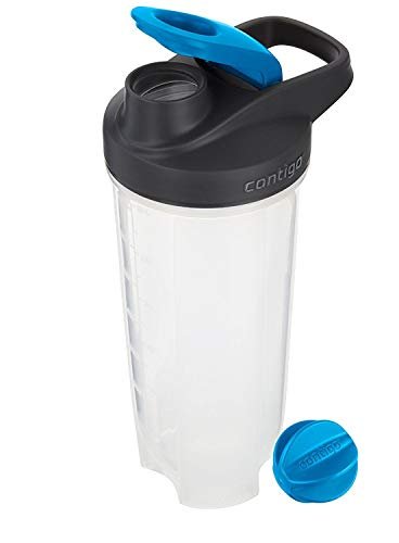 Contigo Shake & Go Fit Shaker Bottle, 28 oz., Carolina Blue, Snap Lid - görsel 7
