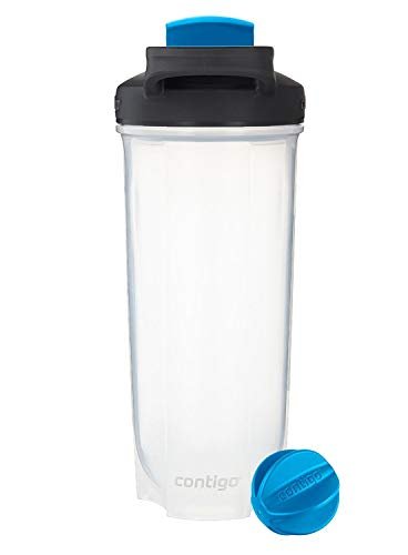 Contigo Shake & Go Fit Shaker Bottle, 28 oz., Carolina Blue, Snap Lid - görsel 4
