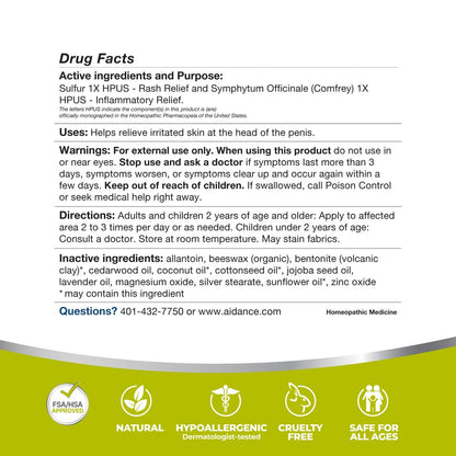 terrasil Balanitis Relief - Balanitis – Fast Relief from Symptoms: Quickly soothes irritation, itch, and – Image 1