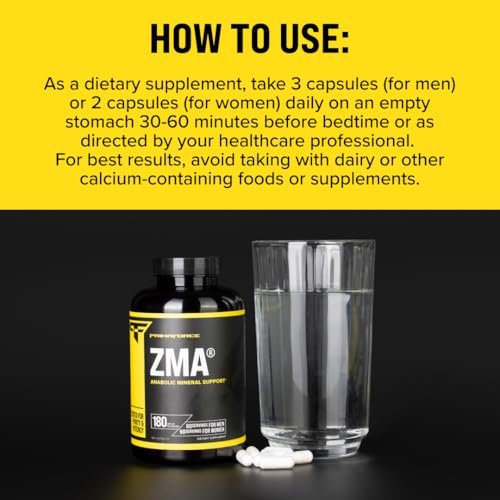 Primaforce ZMA Dietary Supplement, 180 – Enhanced Recovery: Magnesium aids in muscle relaxation and recovery, – Image 12
