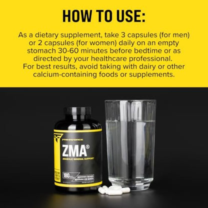Primaforce ZMA Dietary Supplement, 180 – Enhanced Recovery: Magnesium aids in muscle relaxation and recovery, – Image 12