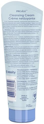 TENA ProSkin Cleansing Cream Rinse-Free Body Wash Tube, Mild Scent, 8.5 oz (Pack of 1)