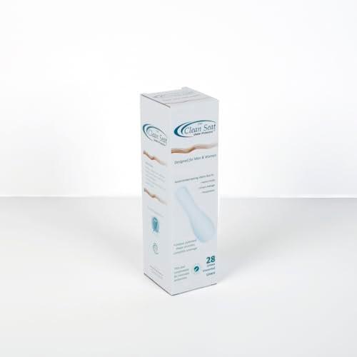 The Clean Seat 28 Pack Unscented Complete Coverage Pads for Men and Women - görsel 3