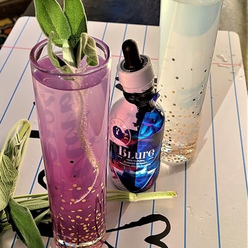 Wild Hibiscus B’Lure Butterfly Pea Flower Extract | 3.4 fl oz (100 ml) | Natural Blue Botanical Extract | Magical Color-Changing Cocktail & Culinary Concentrate - görsel 10