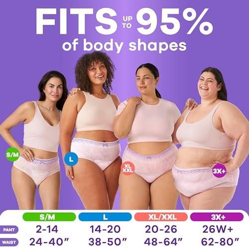Always Discreet Adult Diapers for Women, Incontinence Underwear, Postpartum Essentials, Disposable Briefs, Max Absorbency, Bladder Leak Protection, Extra Large/XL, 15ct - görsel 13