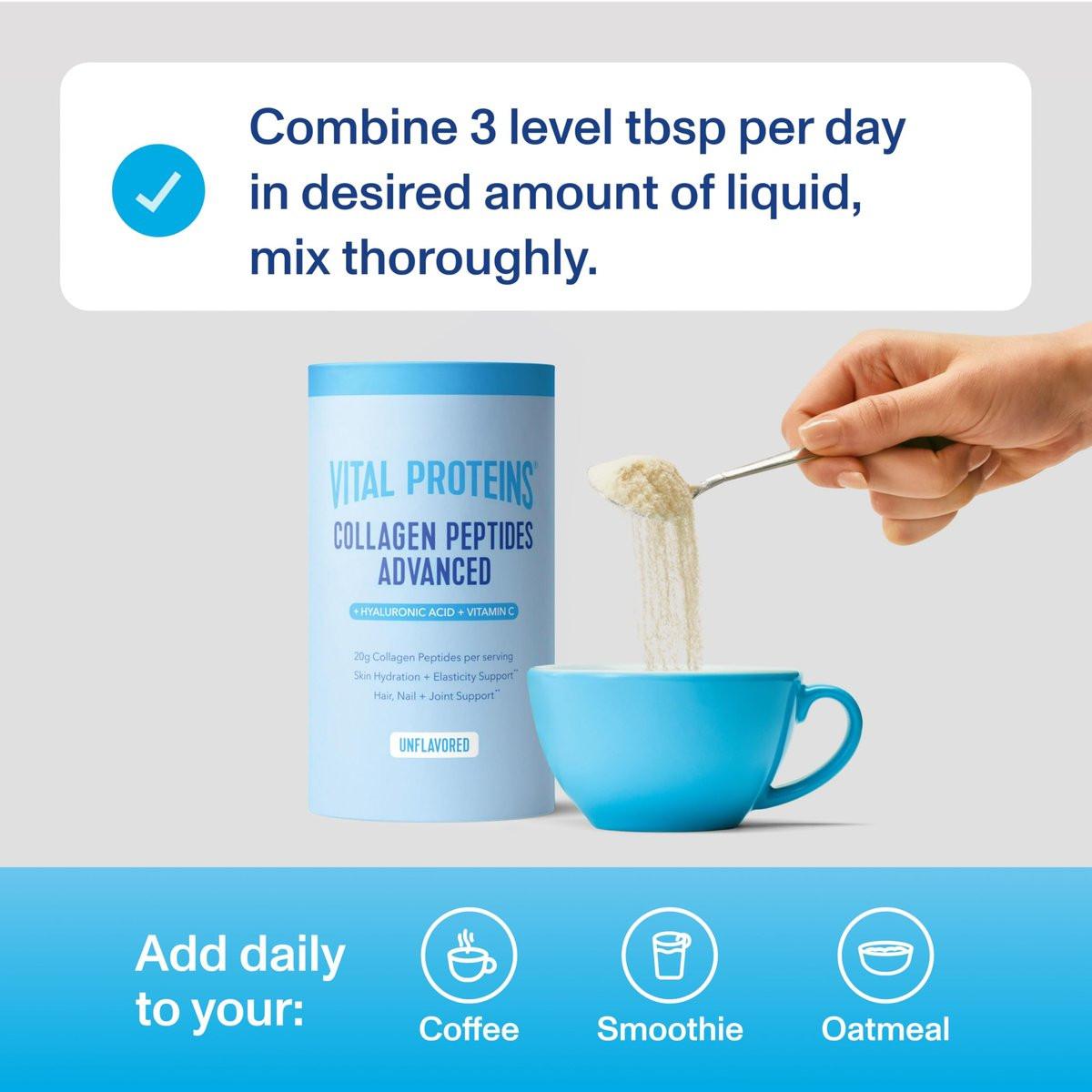 Vital Proteins Grass Fed Collagen Powder – Servings Per Container: 18 – Image 9