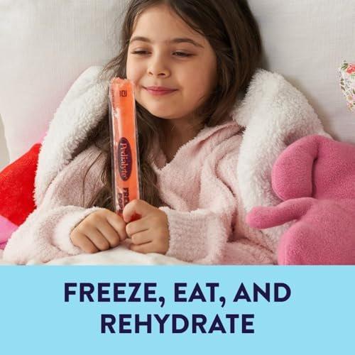 Pedialyte Electrolyte Solution Freezer Pops, Hydration Variety Pack— Grape, Blue Raspberry, Cherry, Orange, Pack of 64 - görsel 13