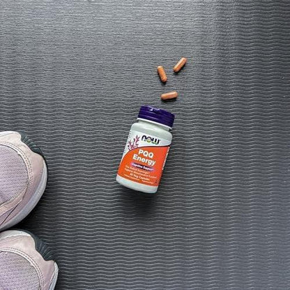 NOW Foods Supplements, PQQ Energy, Free Radical Scavenger*, Cognitive Support*, 30 Veg Capsules