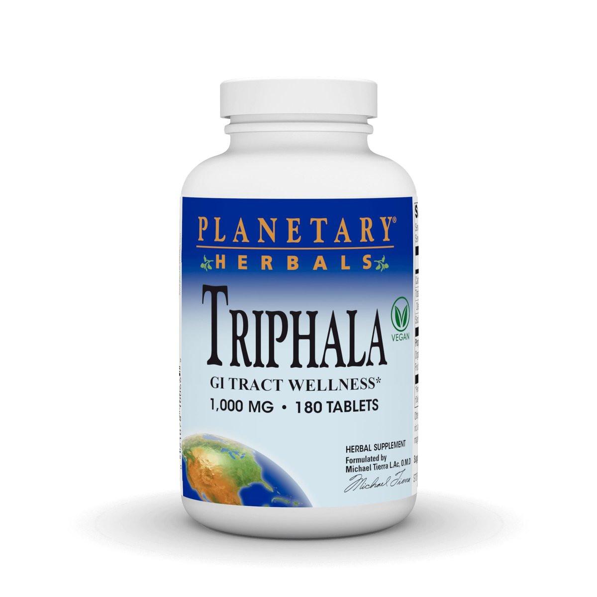 Planetary Herbals Triphala Internal Cleanser 1000mg for GI Tract Wellness - 180 Tablets - görsel 7