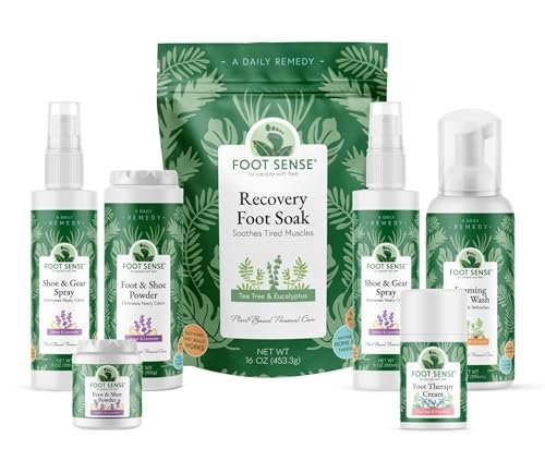FOOT SENSE All Natural Foot & Shoe Powder, Foot Deodorant, Talc-Free, Odor Eliminator, Disinfects & Deodorizes, Long-Lasting up to 6 Months Safe for Men, Women, Kids, Athletes, 100g (2 Pack) - görsel 12