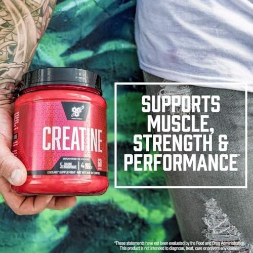 BSN Micronized Creatine Monohydrate Powder, Unflavored, 5g per Serving, 60 Servings - görsel 11