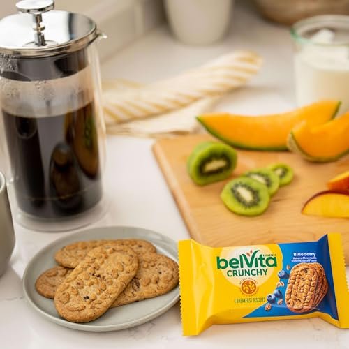 BelVita Breakfast Biscuits Blueberry – 30 Packs (4 Biscuits Per Pack), 6 Boxes - görsel 17