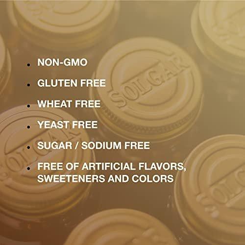 Solgar Folate 1,333 mcg DFE (Metafolin 800 mcg) - 100 Tablets - Prenatal Vitamin - Non-GMO, Gluten Free, Dairy Free, Kosher - 100 Servings - görsel 12