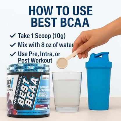 BPI Sports Best BCAA Powder - Muscle – Hydration: Proper hydration is essential for performance. This formula – Image 3