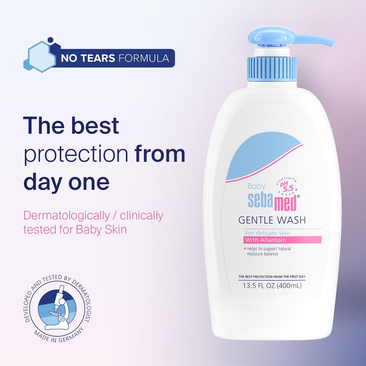 Sebamed Baby Gentle Wash Extra Soft for Delicate Skin (13.5 Fluid Ounces) - görsel 10