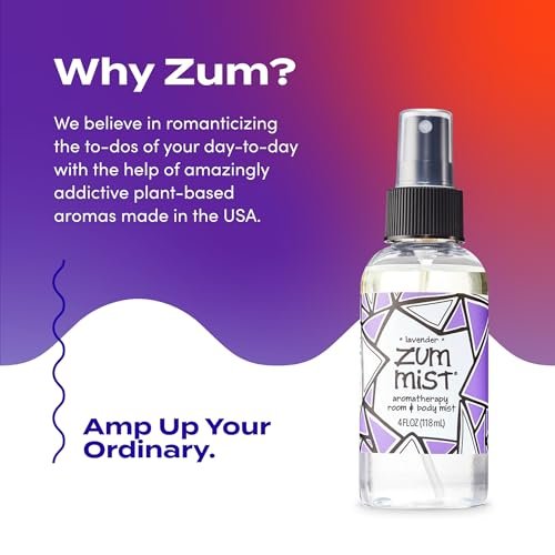 Indigo Wild Zum Mist Room & Body Spray - Aromatherapy Essential Oil Spray - Natural Body Mist & Room Spray - Lavender Scent - 4 fl oz (2 Pack) - görsel 1
