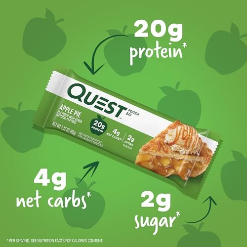 Quest Nutrition Apple Pie Protein Bar, 20g – Flavor: Apple Pie – Image 9