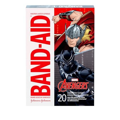 Band-Aid Brand Adhesive Bandages for Minor Cuts & Scrapes, Wound Care Featuring Disney's Encanto Characters, Fun Bandages for Kids and Toddlers, Assorted Sizes, 20 Count
