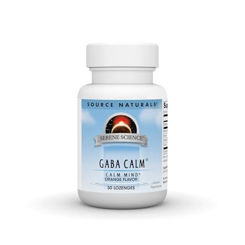 Source Naturals Serene Science GABA, 125 mg, Orange Flavored* - 30 Lozenges - görsel 2