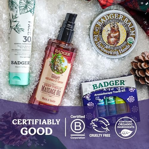 Badger Stress Soother Balm, Organic Essential Oil Aromatherapy, Calm & Soothe the Mind, Easy to Use Portable Stick, Effective Self Care, .6 oz - görsel 6