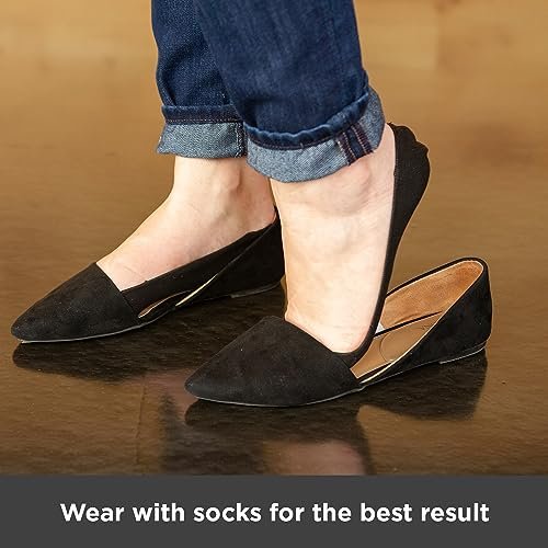 BraceAbility Medial & Lateral Heel Wedge Silicone Insoles (Pair) - Supination & Pronation Corrective Adhesive Shoe Inserts for Foot Alignment, Knock Knee Pain, Bow Legs, Osteoarthritis - görsel 12