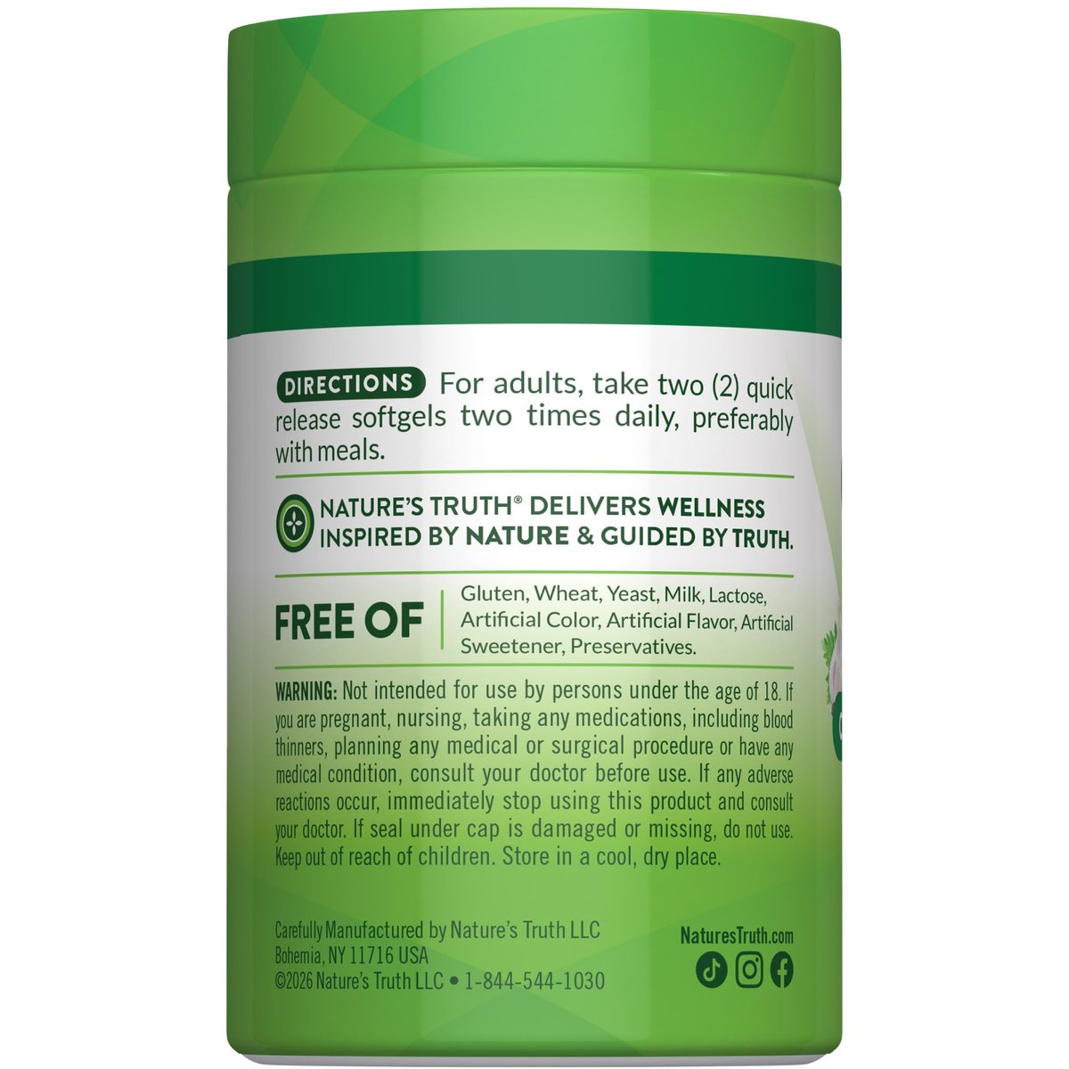 Nature's Truth Odorless Garlic | 120 Softgels | Extract Pills | Non-GMO, Gluten Free Supplement - görsel 10