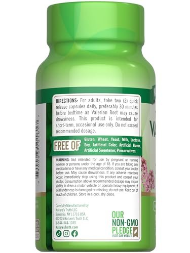 Valerian Root Capsules | 2400mg | 90 Count | – Non-GMO and Gluten Free: Carefully formulated to meet clean-label – Image 3