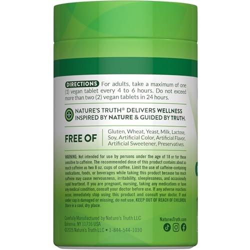 Nature's Truth Chelated Zinc 50mg | 100 Tablets | Essential Mineral Supplement | from Zinc Gluconate | Vegan, Non-GMO & Gluten Free - görsel 11