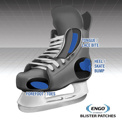 Engo Heel Blister Patches (2 Patches) – Protection for Tennis Shoes, Athletes, Runners, High Heels, Dress Shoes