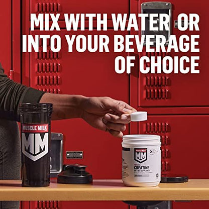 Muscle Milk Pro Series Creatine Powder Supplement, Unflavored, 1.1 Pound, 100 Servings, 5g Creatine Monohydrate, NSF Certified for Sport