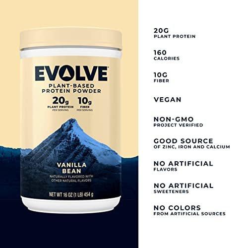 Evolve Protein Powder, Ideal Vanilla, 20g Protein, 1 Pound - görsel 9