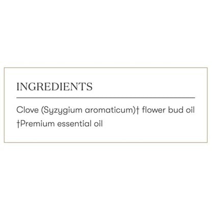 Young Living Clove Vitality - 5 ml Premium Essential Oil Supplement for Dietary Antioxidant & Immune Support - Spicy Flavor for Cooking, Baking, & Teas