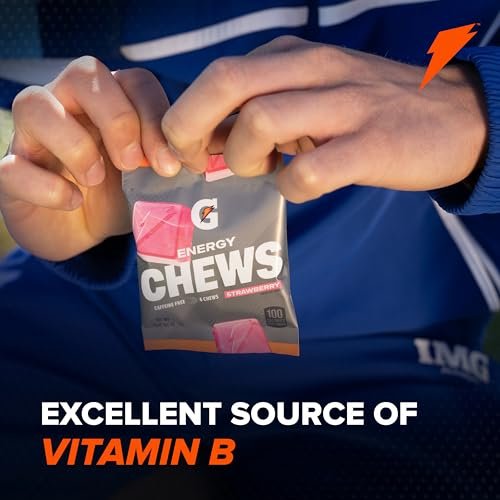 Gatorade Energy Chews, Cool Blue, Caffeine Free, B12, 100 Calorie Pouches (5 Pack) - görsel 8
