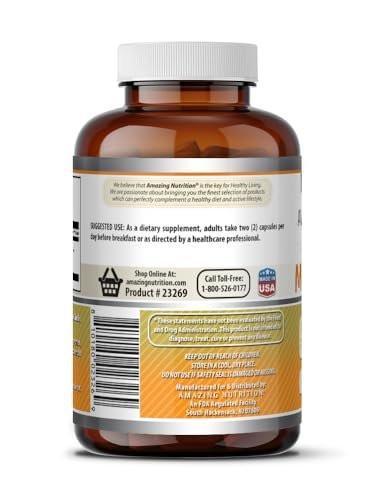 Amazing Formulas Mastic Gum Supplement 1000 mg Per Serving 120 Capsules | Non-GMO | Gluten Free | Made in USA