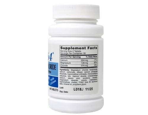 Rising Mag64 Magnesium Chloride Dietary Supplement Delayed-Release Tablets 64 mg, 60 Tablets (Pack of 2) - görsel 1