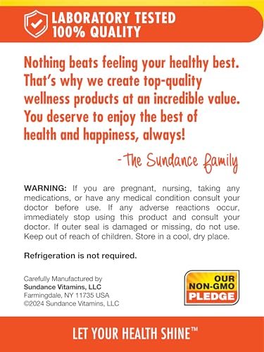Sundance Sublingual Vitamin B Complex | 2 Fluid Ounces | with B-12 | Berry Flavor | Vegetarian, Non-GMO, and Gluten Free Supplement - görsel 6