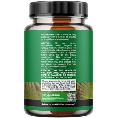 Extra Strength Saw Palmetto Extract - Advanced Herbal Complex for Hair Health and Urinary Support with Plant Sterols & Flavonoids - Potent Herbal Supplement with 500mg per Serving - 100 Count