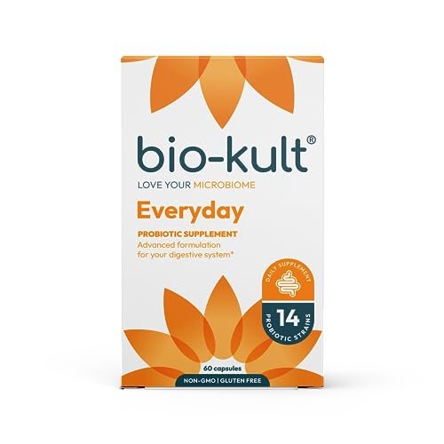 Bio-Kult Gut Health Probiotic Supplement, 14 Strains, Probiotics for Women & Men, Immune Support, Digestive Health, Shelf-Stable, Non-GMO and Gluten-Free, Capsules, 60 Count (Pack of 1) - görsel 2