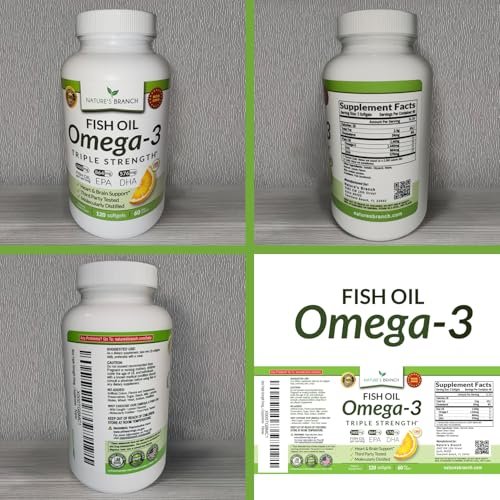 Triple Strength Omega 3 Fish Oil Supplements – High EPA and DHA: Each serving delivers substantial amounts of EPA – Image 2