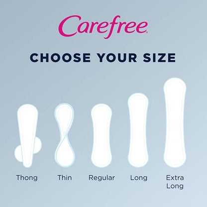 Carefree Acti-Fresh Body Shaped Regular Pantiliners, Fresh Scented, 54 Count (Pack of 1)