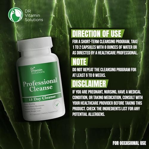 15 Day Gut Cleanse Detox for Women, GLP-1 Support - Natural Colon & Detox Cleanse for Weight Loss - Bloating & Constipation Relief - Flushes Toxins & Supports Immunity - 30 Ct. - görsel 15